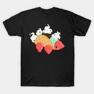 Ice Cream Stegosaurus T-Shirt